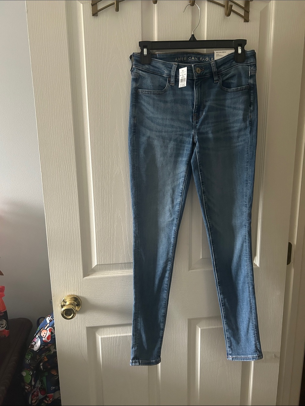 American Eagle Outfitters Light Blue Stretch Skinny Jeggings